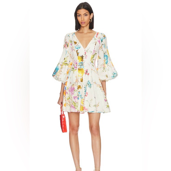 Zimmermann halcyon mini dress sz AU0 - Picture 1 of 7